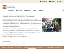 Tablet Screenshot of oedp-regensburg.de